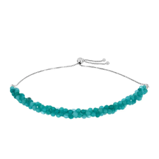  Ezüst Karkötő Paraiba Kvarccal, Y62637 karkötő