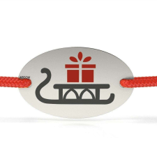  Ezüst karkötő zsinóros modellel Saniuta ajándékokkal karkötő