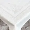  Ezüst lurex asztalterítő karácsonyfa mintás 96x100 cm