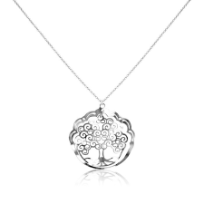  Ezüst Nyaklánc Életfa Medállal II. nyaklánc
