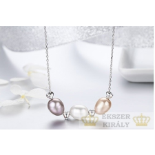 Ezüst nyaklánc gyöngyökkel nyaklánc