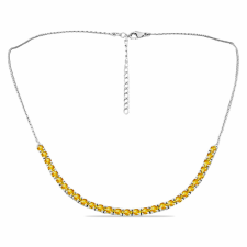  Ezüst Nyaklánc Ural Citrinnel, Y60499 nyaklánc