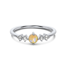  Ezüst Opal Harmony ezüst gyűrű 7 gyűrű