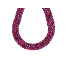  Ezüst Pillangó Medál - Vörös Jáspis - 4x4mm medál