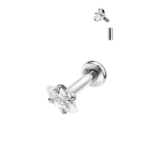  Ezüst Színű Labret Piercing Titániumból egyéb ékszer