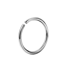 Ezüst Színű Rozsdamentes Acél Karika Orr Piercing - 8 mm egyéb ékszer