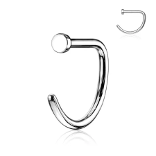 Ezüst Színű Titánium Hajlított Orr piercing egyéb ékszer