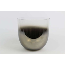  Ezüst színű üveg virágcserép 20cm kerti tárolás