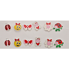  Ezüst Toscana Gyermek Fülbevaló VE017 fülbevaló