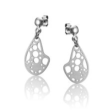  Ezüst Toscana Lyukacsos Fülbevaló fülbevaló