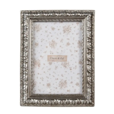  Ezüstösen antikolt képkeret 10x15cm fényképnek fényképkeret