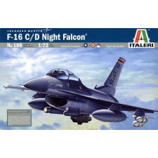F-16 C/D éjjeli sólyom műanyag modell kreatív és készségfejlesztő