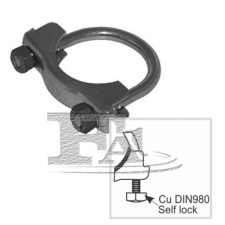 FA1 Csőkapcsoló, kipufogó FA1 921-966 kipufogó alkatrész