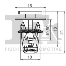 FA1 Patent, dísz-/védőléc 12-40030.10 autóalkatrész
