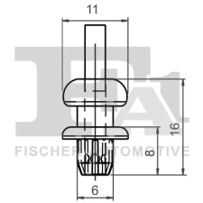 FA1 Patent, dísz-/védőléc 21-20013.25 autóalkatrész