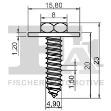 FA1 Patent, dísz-/védőléc 89-70005.5 autóalkatrész