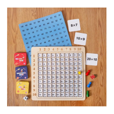 Fa 2 az 1-ben matematikai oktató és társasjáték társasjáték