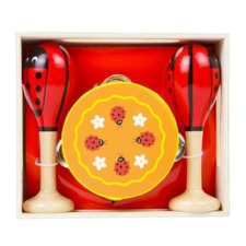  Fa csörgődob és rumbatök készlet - többféle (52932) játékhangszer