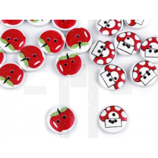  Fa dekor gomb  - 50 db/csomag dekorációs kellék