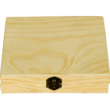  Fa doboz szivartartó 14,5cm x 14,5cm x 3cm dekorálható tárgy