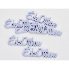  Fa Édes Otthon felirat lila 10cm 6db/csomag dekorációs kellék