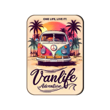  Fa hűtőmágnes, Vanlife Adventure hűtőmágnes