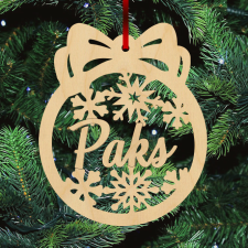  Fa karácsonyfadísz - Paks karácsonyfadísz