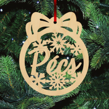  Fa karácsonyfadísz - Pécs karácsonyfadísz