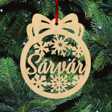  Fa karácsonyfadísz - Sárvár karácsonyfadísz