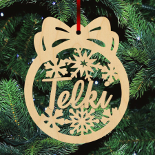  Fa karácsonyfadísz - Telki karácsonyfadísz