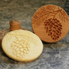  Fa kekszmintázó toboz konyhai eszköz