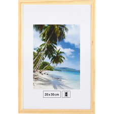 Fa képkeret juhar bordázott 20 cm x 30 cm fényképkeret