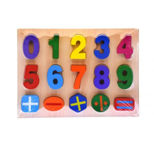 Fa ki-berakós formaillesztő és számoló játék puzzle, kirakós