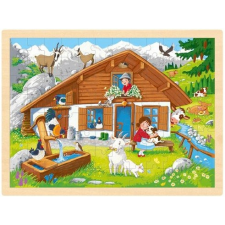 Fa kirakó - Az Alpokban puzzle, kirakós