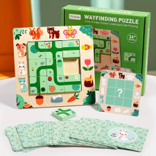 Fa Labirintus Puzzle Játék puzzle, kirakós