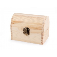  Fa ládikó kapoccsal - Natur dekorációs kellék