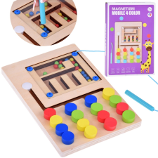  Fa Mágneses Montessori Játék Golyszikkal fajáték