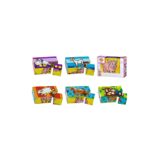  Fa mesekocka kirakó Picture Cube Small Eichhorn 6 kocka 6 motívummal fajáték