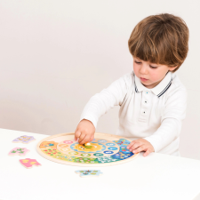 Fa óra és puzzle gyerekeknek puzzle, kirakós