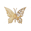  Fa pillangó, Sok szeretettel felirattal, 6x4,5 cm