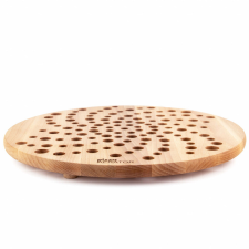 Fa pizza vágódeszka levegőztető lyukakkal konyhai eszköz