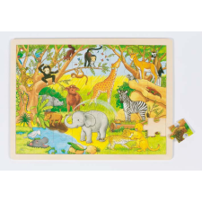  Fa puzzle - Afrika puzzle, kirakós