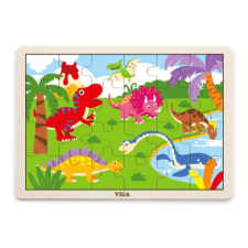  Fa puzzle dinoszauruszokkal puzzle, kirakós