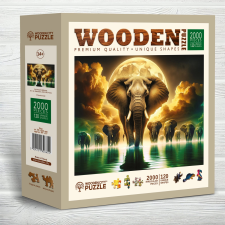 Fa puzzle Elefánt Álmok 2000 darab puzzle, kirakós
