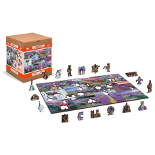  fa puzzle levendula franciaország 2 az 1-ben puzzle, kirakós