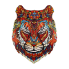  Fa puzzle, színes A4 méretű (tigris)