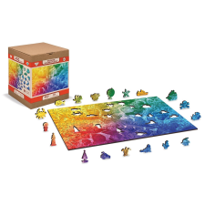 Fa puzzle trópusi halakkal 2 az 1-ben, 100 darabos puzzle, kirakós