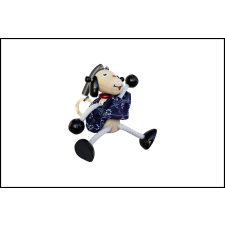  Fa Rugós figura - Kutya lány fajáték