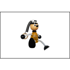  Fa Rugós figura - Méhecske fiú fajáték