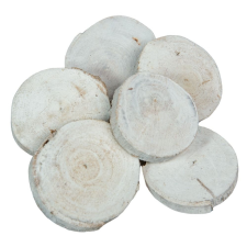  Fa szelet 1cm×3-9cm zúzmarás 28dkg/csom dekorációs kellék